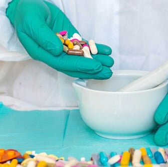 Compounded medication capsules prepared for prescription use